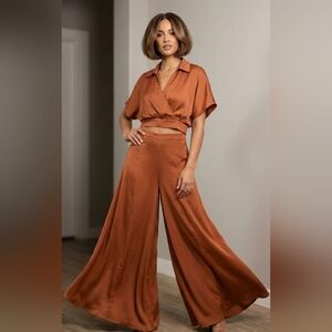 HYFVE Rust Maxi Skirt